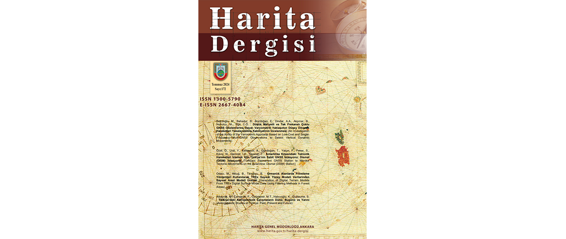 Harita Dergisi'nin 172. sayısı (Temmuz-2024) yayımlanmıştır.