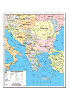 Balkanlar Siyasi Haritası