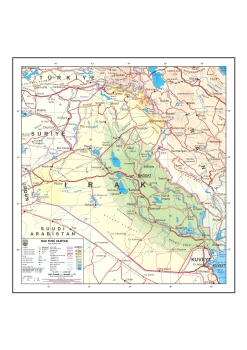 Irak Fiziki Haritası