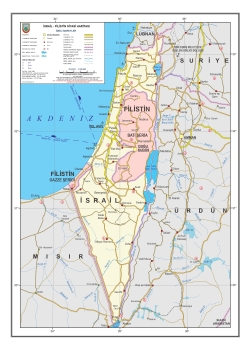 İsrail Filistin Siyasi Haritası
