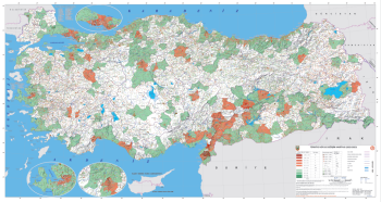 Türkiye Nüfus Değişim Haritası (2022-2023)